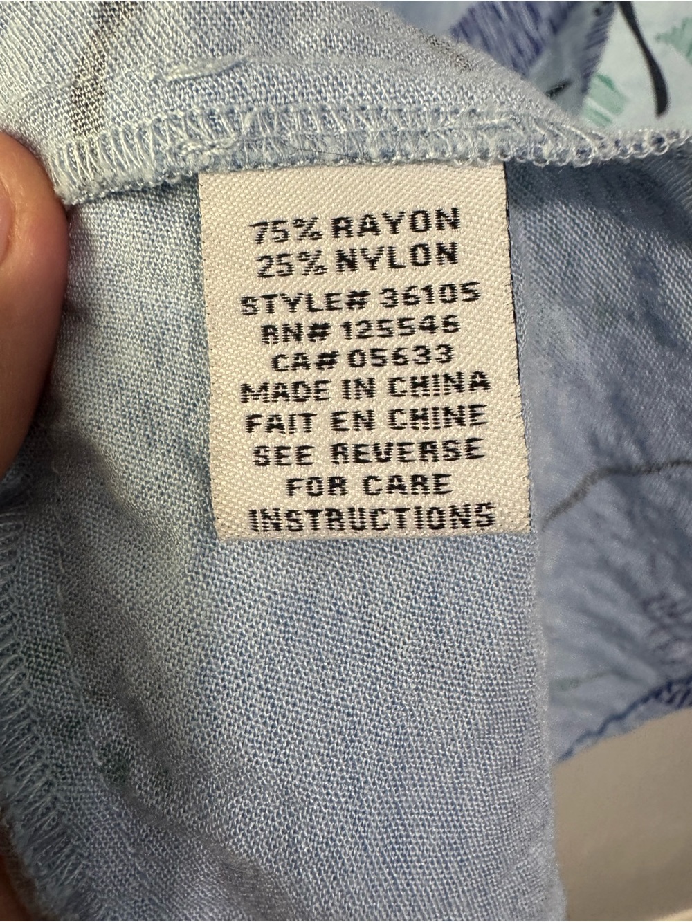 Habitat Light Blue Floral Cowl Neck Sleeveless Top tunic large - Picture 5 of 7